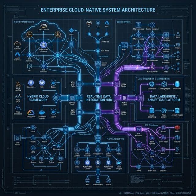 Enterprise Cloud-Native System Architecture